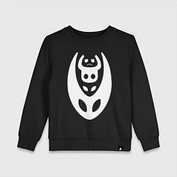 Свитшот хлопковый детский Hollow Knight, цвет: черный
