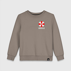Свитшот хлопковый детский UMBRELLA CORP, цвет: утренний латте