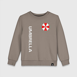 Свитшот хлопковый детский UMBRELLA CORP, цвет: утренний латте