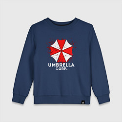 Свитшот хлопковый детский UMBRELLA CORP, цвет: тёмно-синий