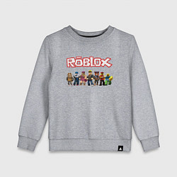 Свитшот хлопковый детский ROBLOX, цвет: меланж