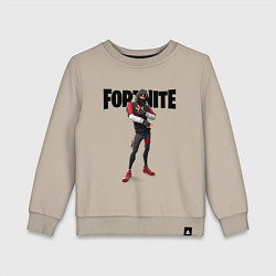 Свитшот хлопковый детский FORTNITE IKONIK, цвет: миндальный