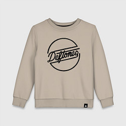 Свитшот хлопковый детский Deftones, цвет: миндальный