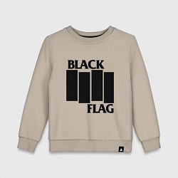 Свитшот хлопковый детский BLACK FLAG, цвет: миндальный