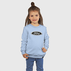 Свитшот хлопковый детский Ford, цвет: мягкое небо — фото 2