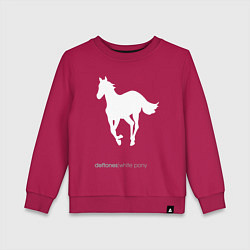 Свитшот хлопковый детский White Pony, цвет: маджента