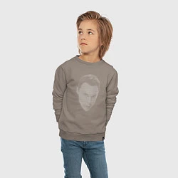 Свитшот хлопковый детский Sheldon Cooper, цвет: утренний латте — фото 2