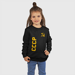 Свитшот хлопковый детский СССР, цвет: черный — фото 2