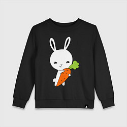 Детский свитшот Зайчик с морковкой