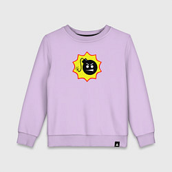 Свитшот хлопковый детский Serious Sam 4, цвет: лаванда