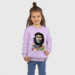 Свитшот хлопковый детский Che, цвет: лаванда — фото 2