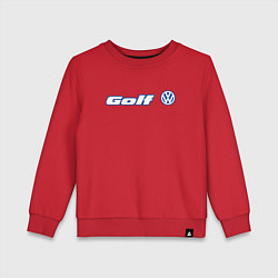 Свитшот хлопковый детский Volkswagen Golf Z, цвет: красный