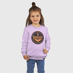 Свитшот хлопковый детский Ordo hereticus, цвет: лаванда — фото 2