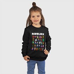 Свитшот хлопковый детский ROBLOX PIGGY, цвет: черный — фото 2