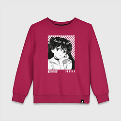 Свитшот хлопковый детский Аска ева 02, цвет: маджента