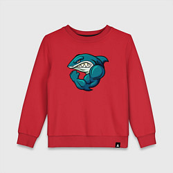 Детский свитшот SHARK IS STRONG