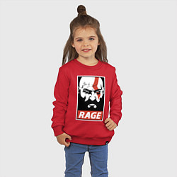 Свитшот хлопковый детский RAGE GOW, цвет: красный — фото 2