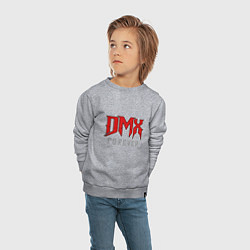 Свитшот хлопковый детский DMX Forever, цвет: меланж — фото 2
