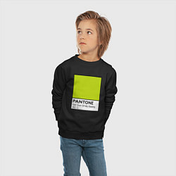 Свитшот хлопковый детский Shrek: Pantone Color, цвет: черный — фото 2