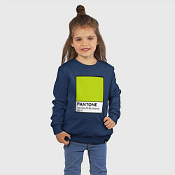 Свитшот хлопковый детский Shrek: Pantone Color, цвет: тёмно-синий — фото 2