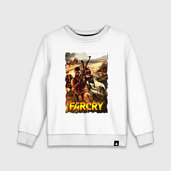 Свитшот хлопковый детский FARCRY Fortune’s, цвет: белый