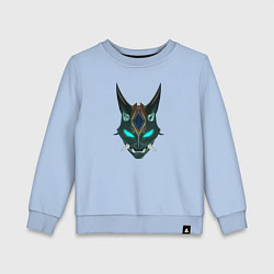 Свитшот хлопковый детский Genshin Impact - Сяо, цвет: мягкое небо