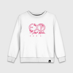 Свитшот хлопковый детский EXID Hot Pink, цвет: белый