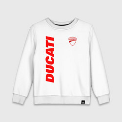 Детский свитшот DUCATI LOGO НАДПИСЬ