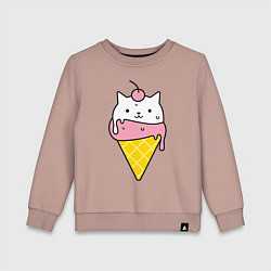 Детский свитшот Ice Cream Cat