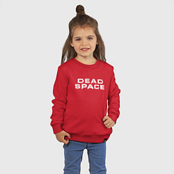 Свитшот хлопковый детский Dead Space, цвет: красный — фото 2