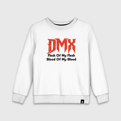 Свитшот хлопковый детский DMX - Flesh Of My Flesh, цвет: белый