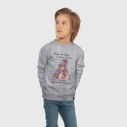 Свитшот хлопковый детский Генерал Крекер One Piece, цвет: меланж — фото 2