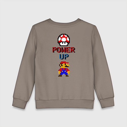 Детский свитшот Big Mario / Утренний латте – фото 2