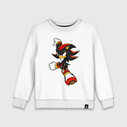 Свитшот хлопковый детский SonicSW, цвет: белый