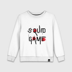 Детский свитшот Blood Squid Game