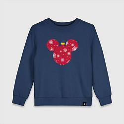 Свитшот хлопковый детский Mickey Mouse Ball, цвет: тёмно-синий