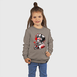 Свитшот хлопковый детский DOTA 2 ПУДЖ PUDGE, цвет: утренний латте — фото 2