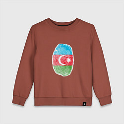 Детский свитшот Азербайджан - Отпечаток