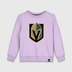 Свитшот хлопковый детский Vegas Golden Knights , Вегас Голден Найтс, цвет: лаванда