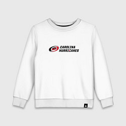 Свитшот хлопковый детский Carolina Hurricanes Каролина Харрикейнз, цвет: белый