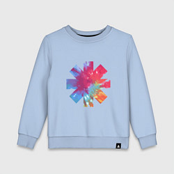 Свитшот хлопковый детский RHCP Color, цвет: мягкое небо