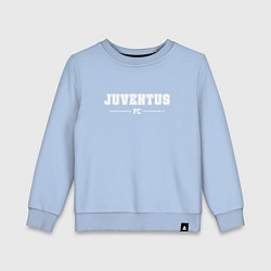 Свитшот хлопковый детский Juventus Football Club Классика, цвет: мягкое небо