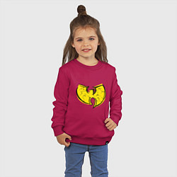 Свитшот хлопковый детский Style Wu-Tang, цвет: маджента — фото 2