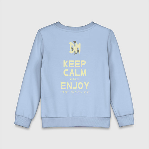 Детский свитшот Keep Calm and Enjoy the Silence - Depeche Mode / Мягкое небо – фото 2