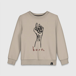 Детский свитшот Half life - born