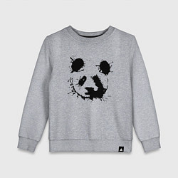 Детский свитшот Прикольный панда - клякса