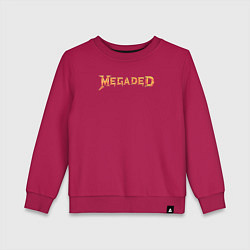 Свитшот хлопковый детский MEGADED, цвет: маджента