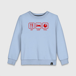 Детский свитшот Есть Спать Пул