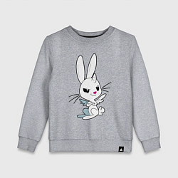 Свитшот хлопковый детский Angel Bunny - my little pony - cartoon, цвет: меланж