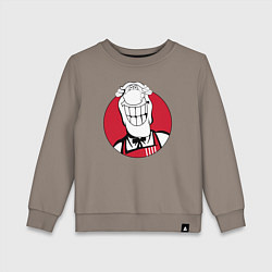 Свитшот хлопковый детский Доктор Ливси - KFC Edition, цвет: утренний латте